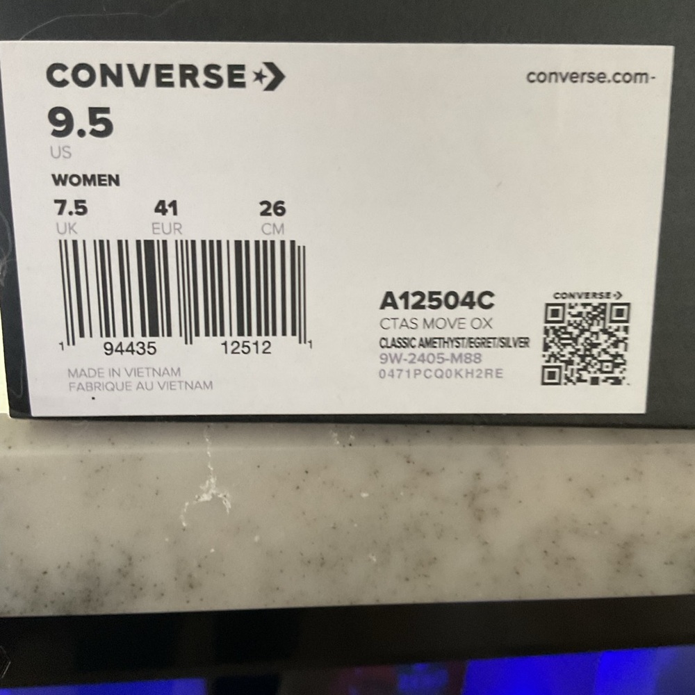 NIB Converse Chuck Taylor All Star Move Low Top Sneakers 9.5 - Picture 3 of 3